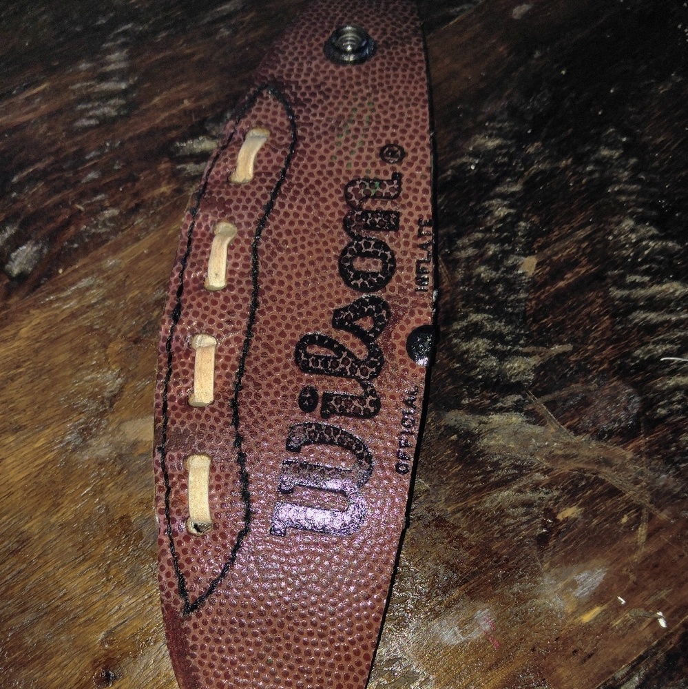 Custom leather wrist cuff